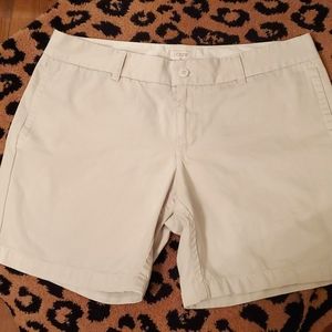J Crew Khaki Chino Shorts